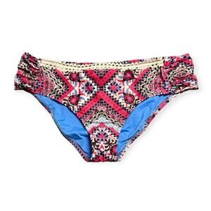 Becca‎ by Rebecca Virtue Pink Blue Bikini Bottoms Women’s 2X Swim